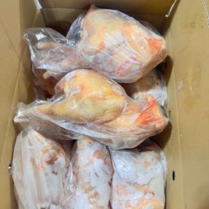 Gà tươi túi trắng - 白い袋に入った新鮮な鶏肉
